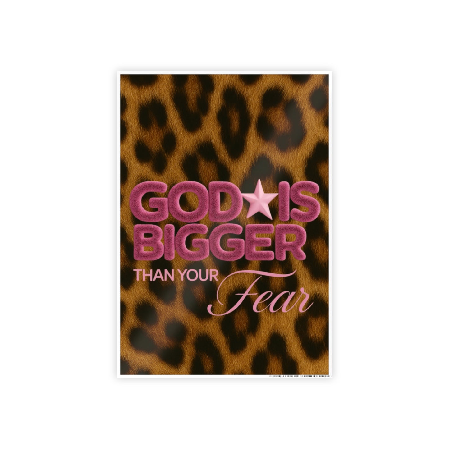 God Over Fear Poster