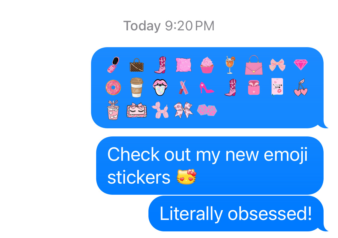 Girly Sticker Set