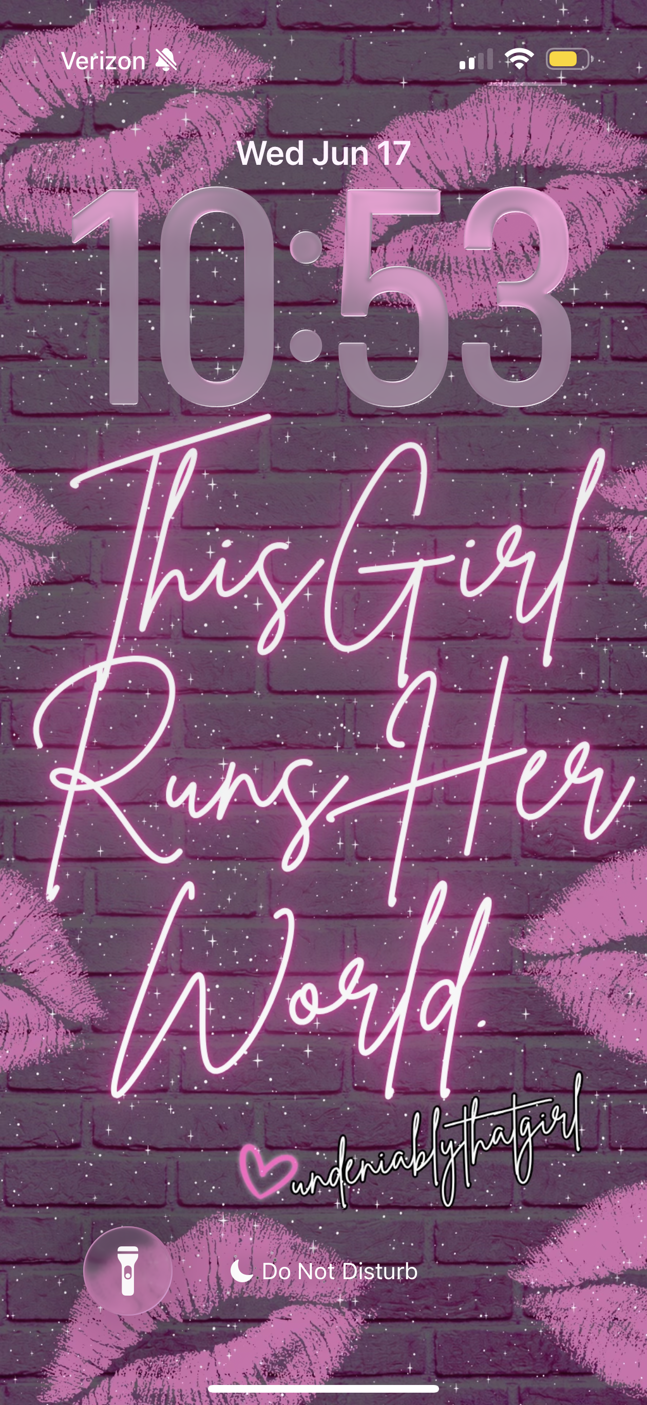 This Girl Runs Her World Wallpaper