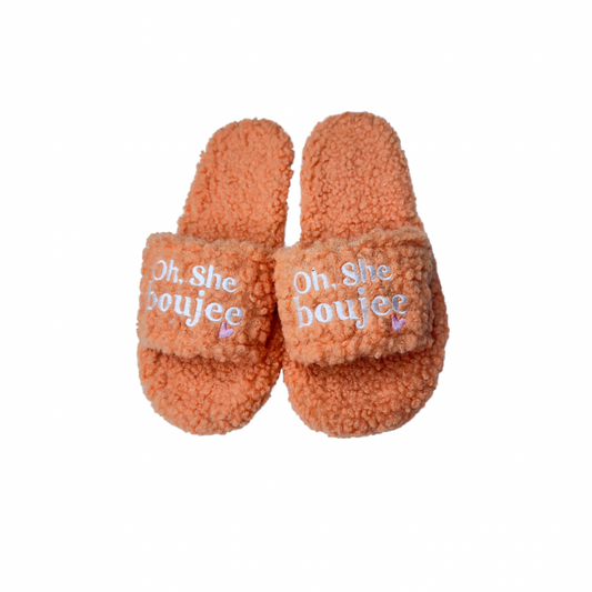 Peach Boujee Slides