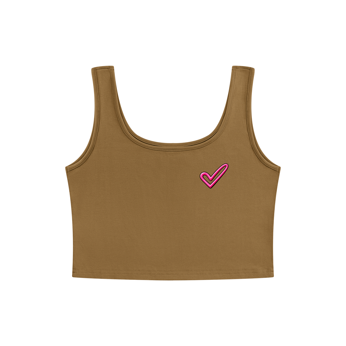 Pretty Basic Cropped Tank Top