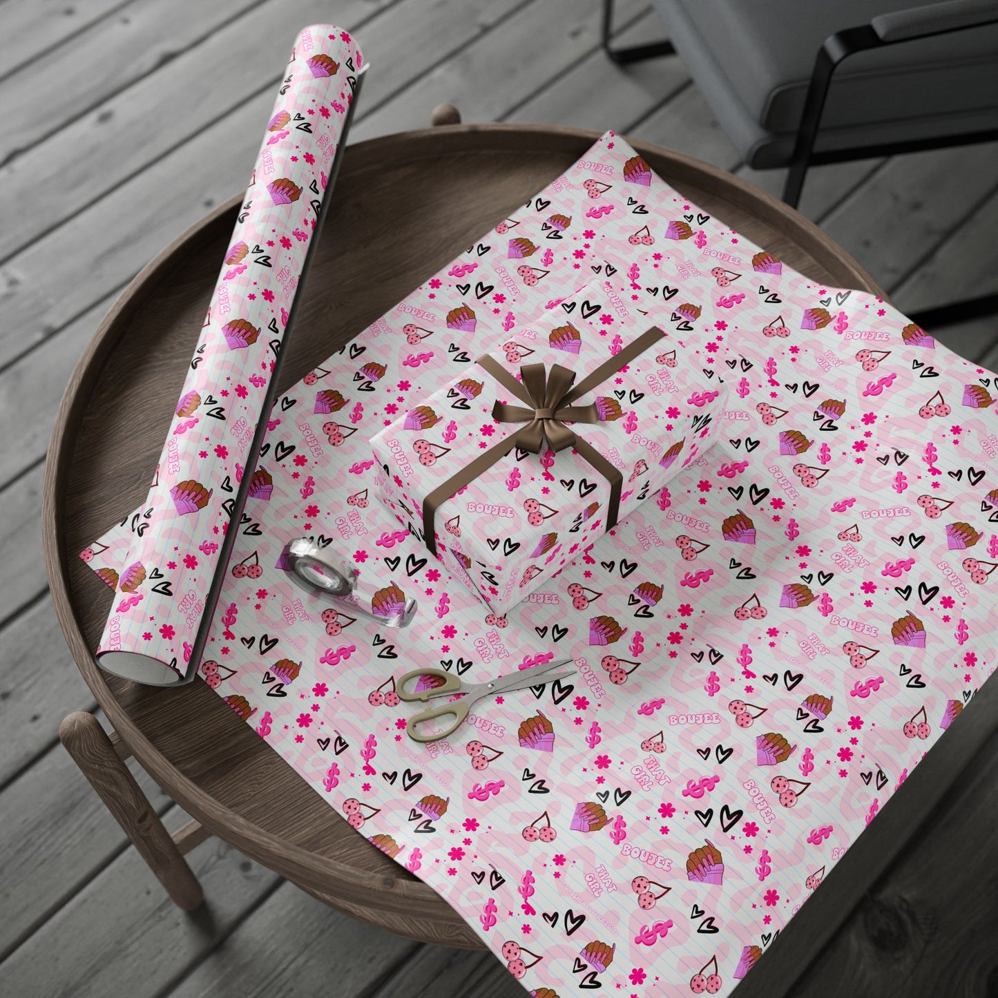 Boujee Notebook Wrapping Paper