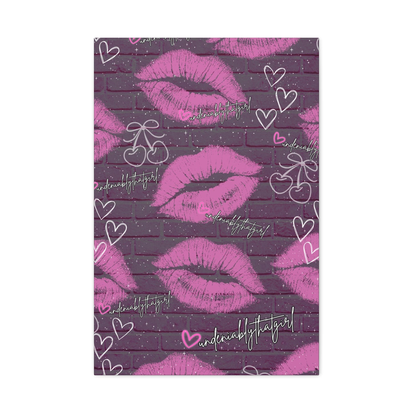 Cherry Kisses Matte Canvas