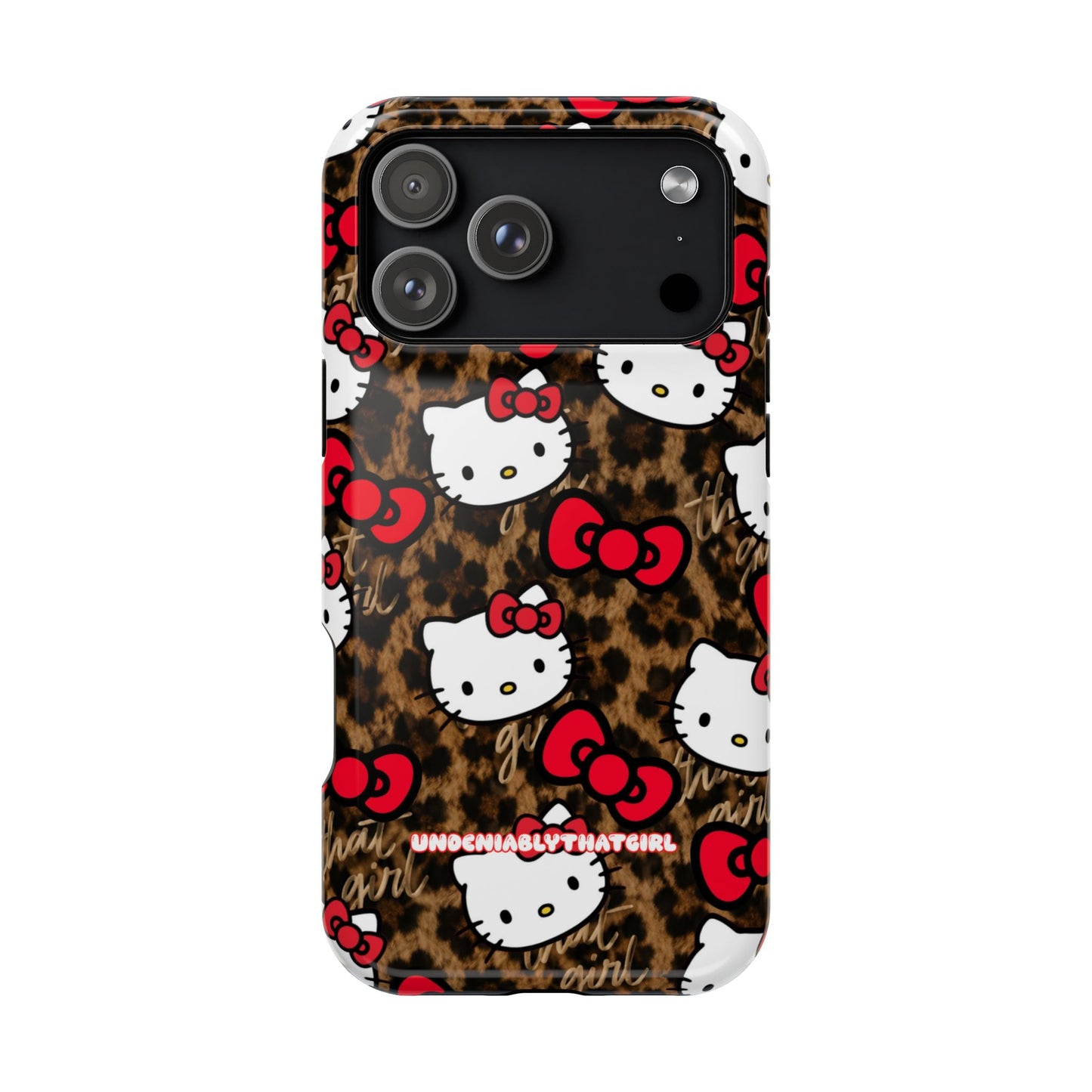 Cheetah Kitty Case
