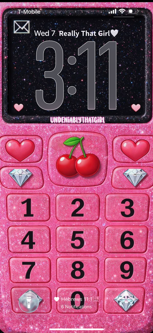 Call Me Maybe Glitter Wallpaper