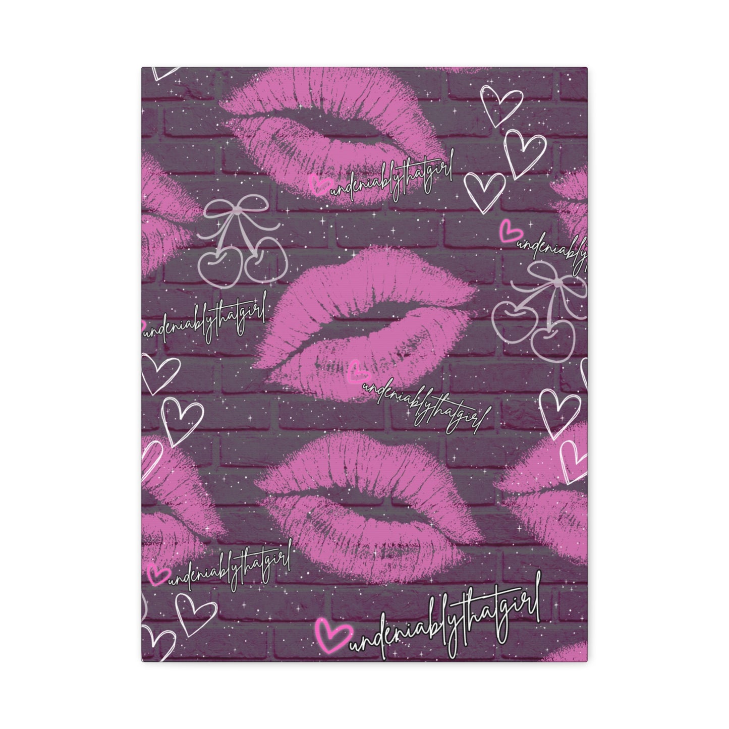 Cherry Kisses Matte Canvas