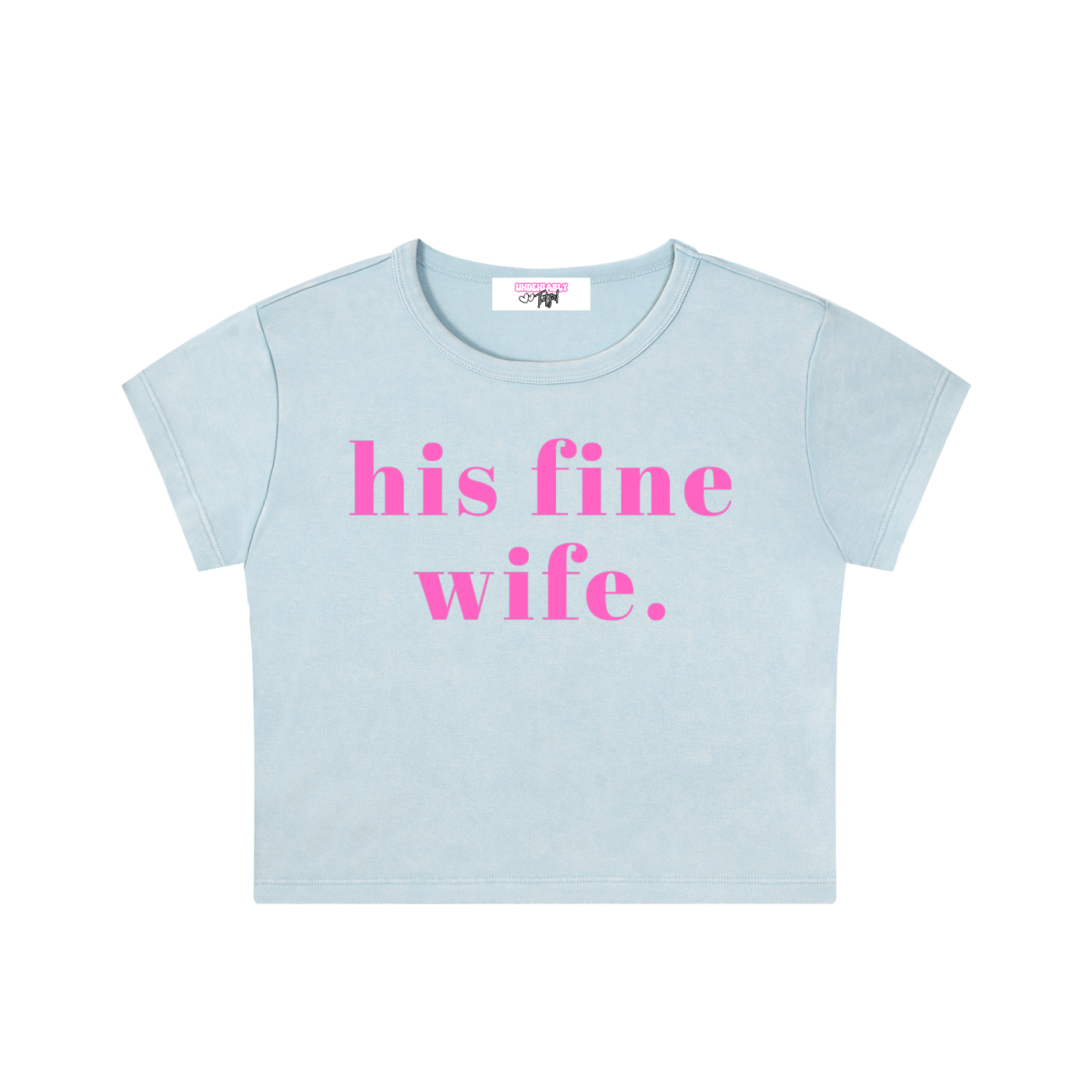 his fine wife crop top