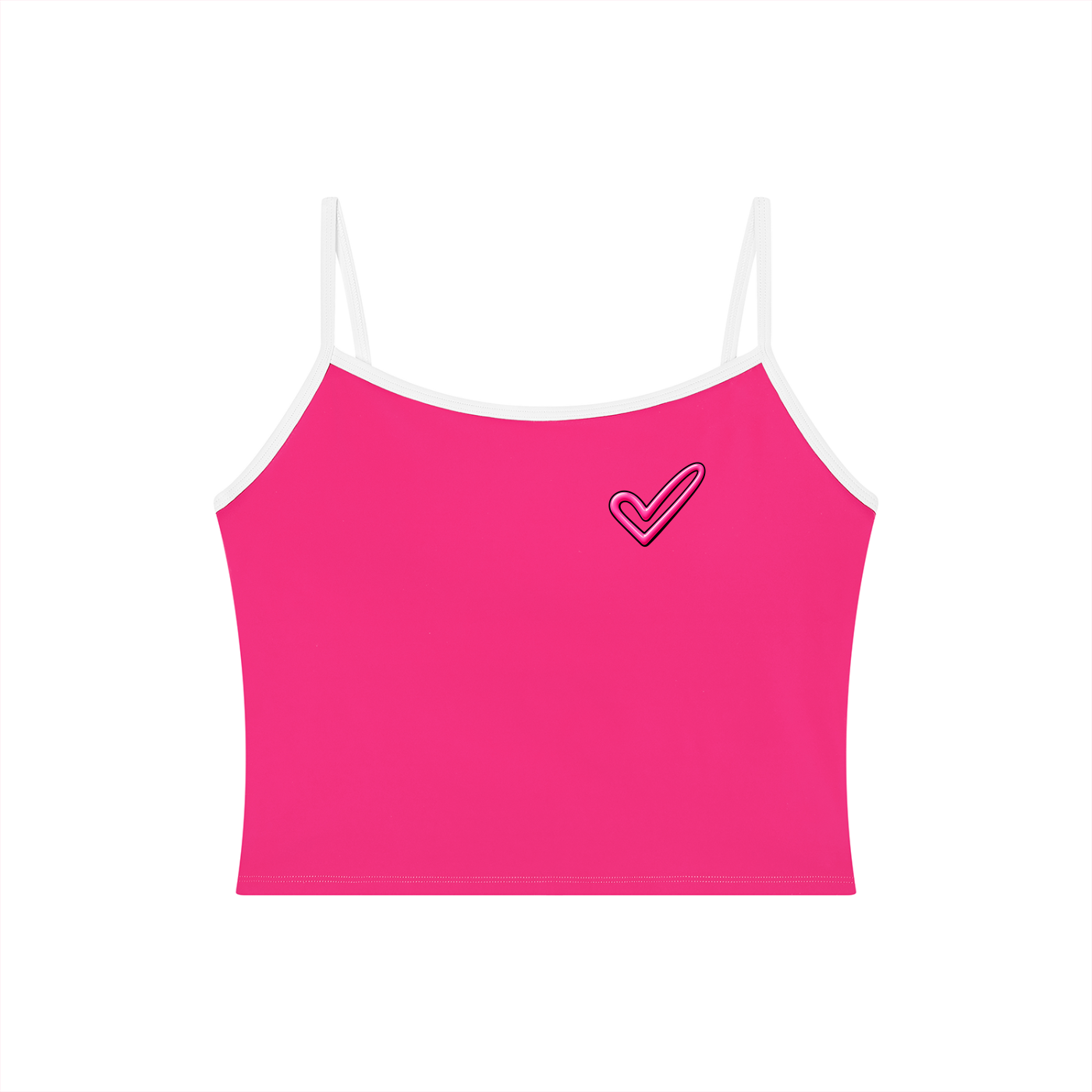 Fitted Color Block Yoga Tank Top