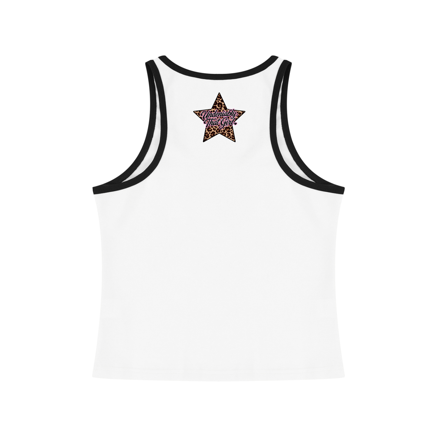 Basic Color Block Cropped Tank Top