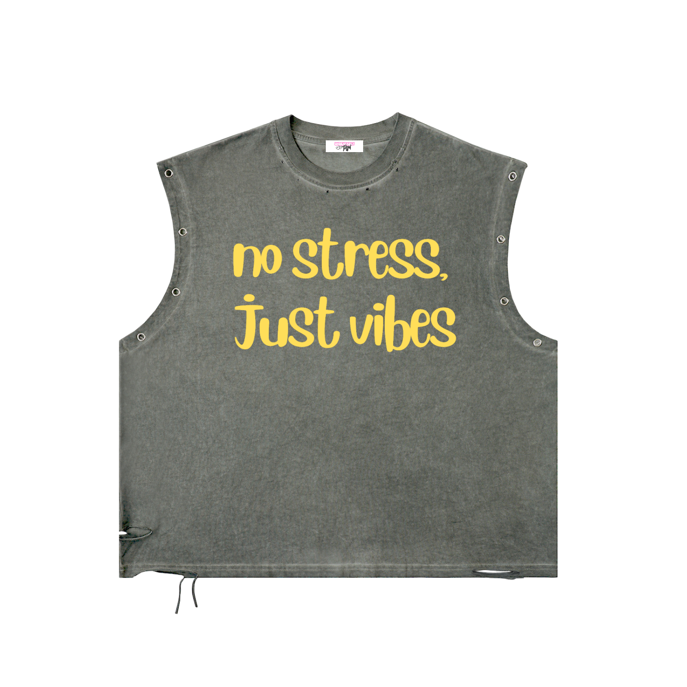 No Stress Eyelet Tank Top