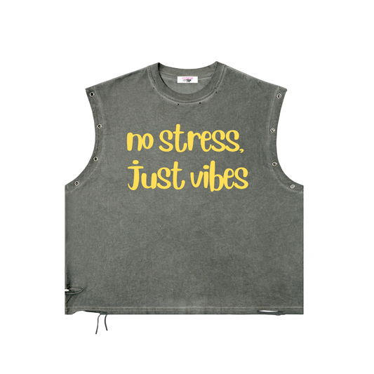 No Stress Eyelet Tank Top