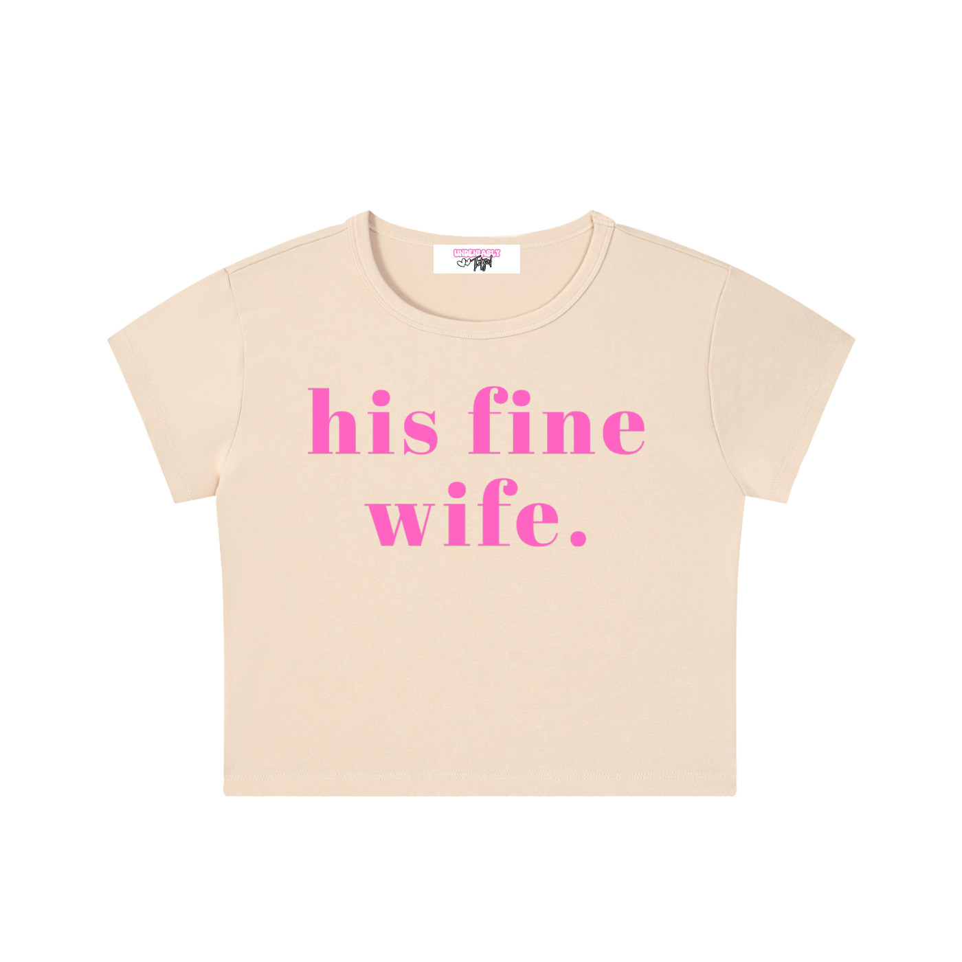 his fine wife crop top