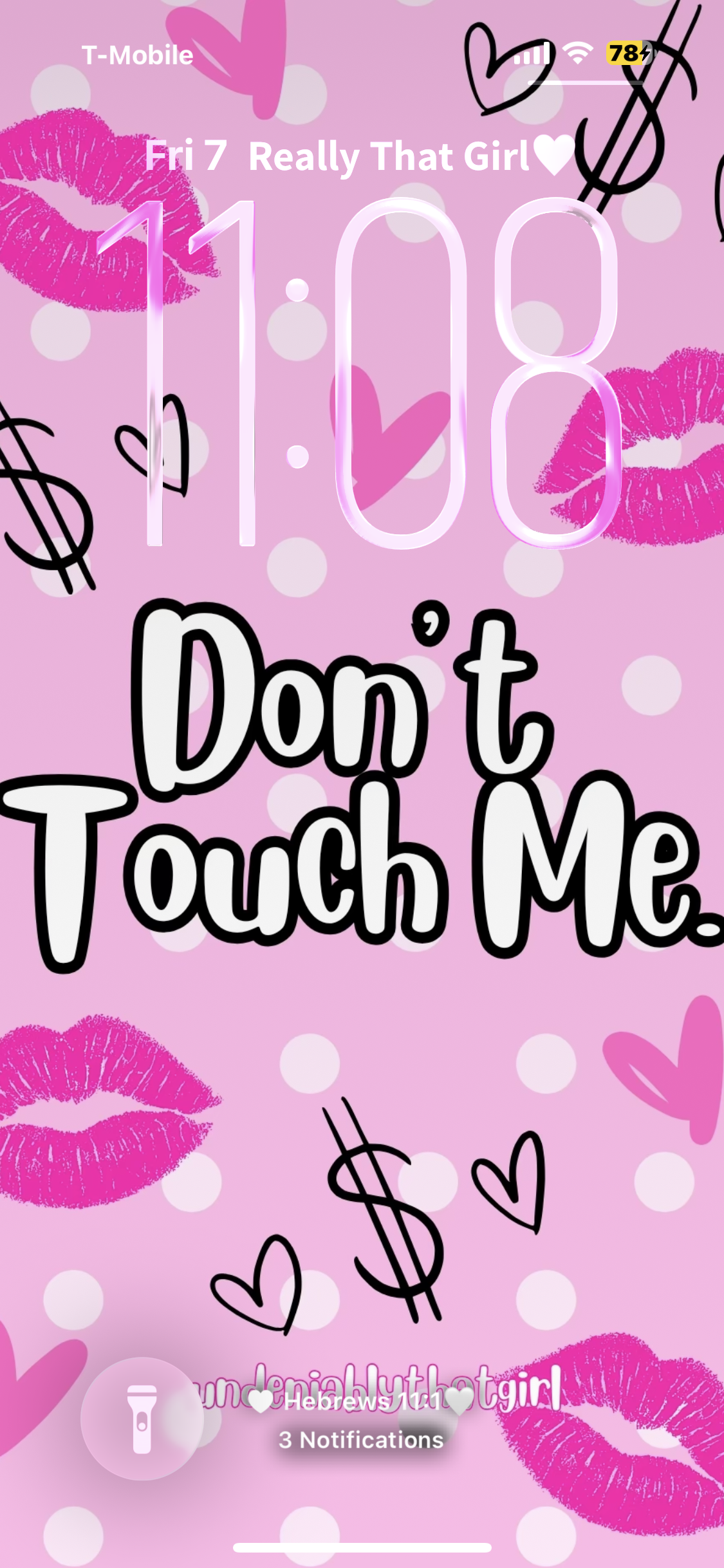 Don’t Touch Me Wallpaper