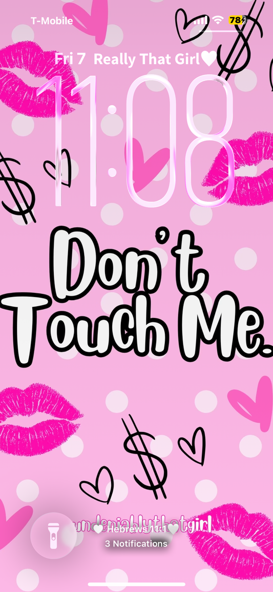 Don’t Touch Me Wallpaper