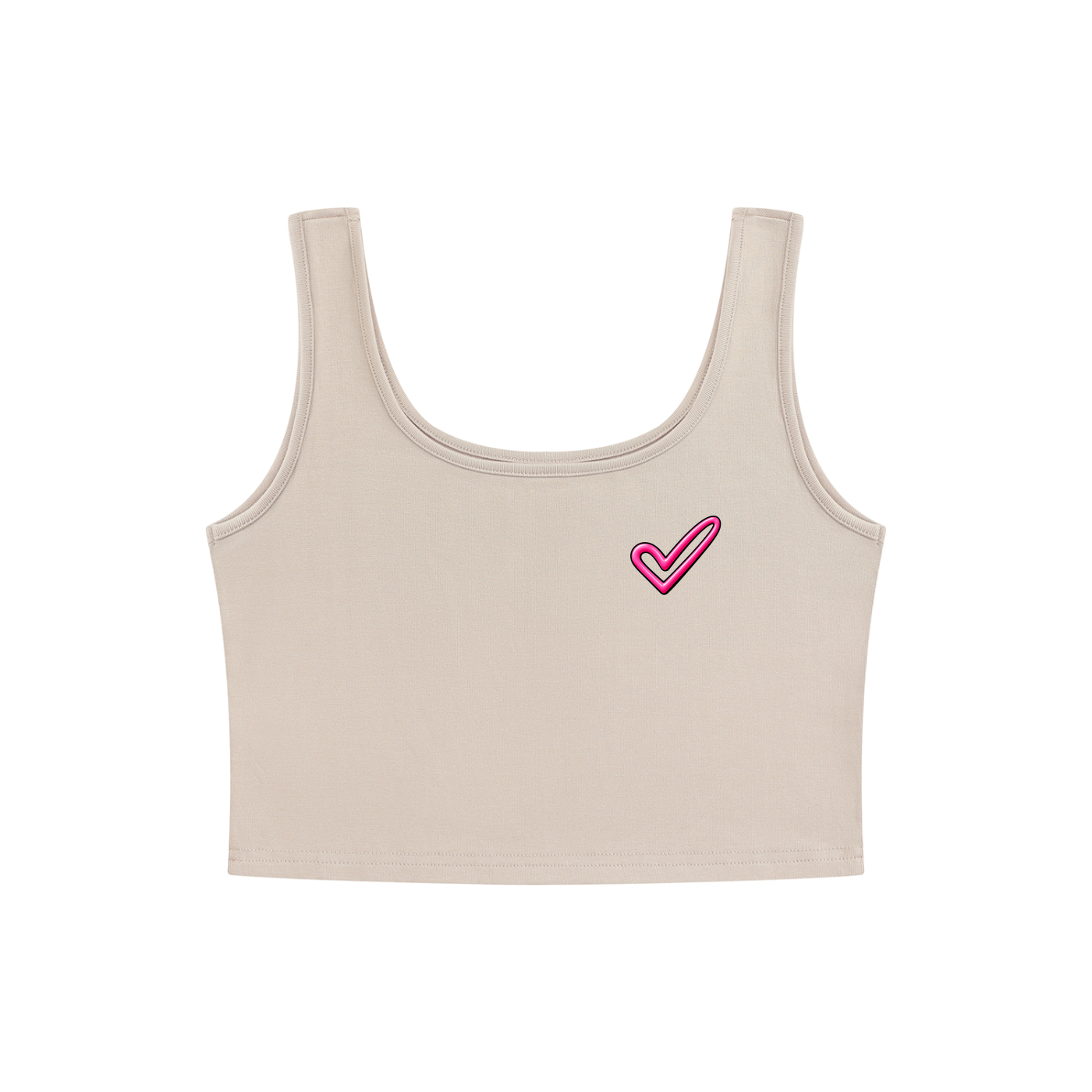 Pretty Basic Cropped Tank Top