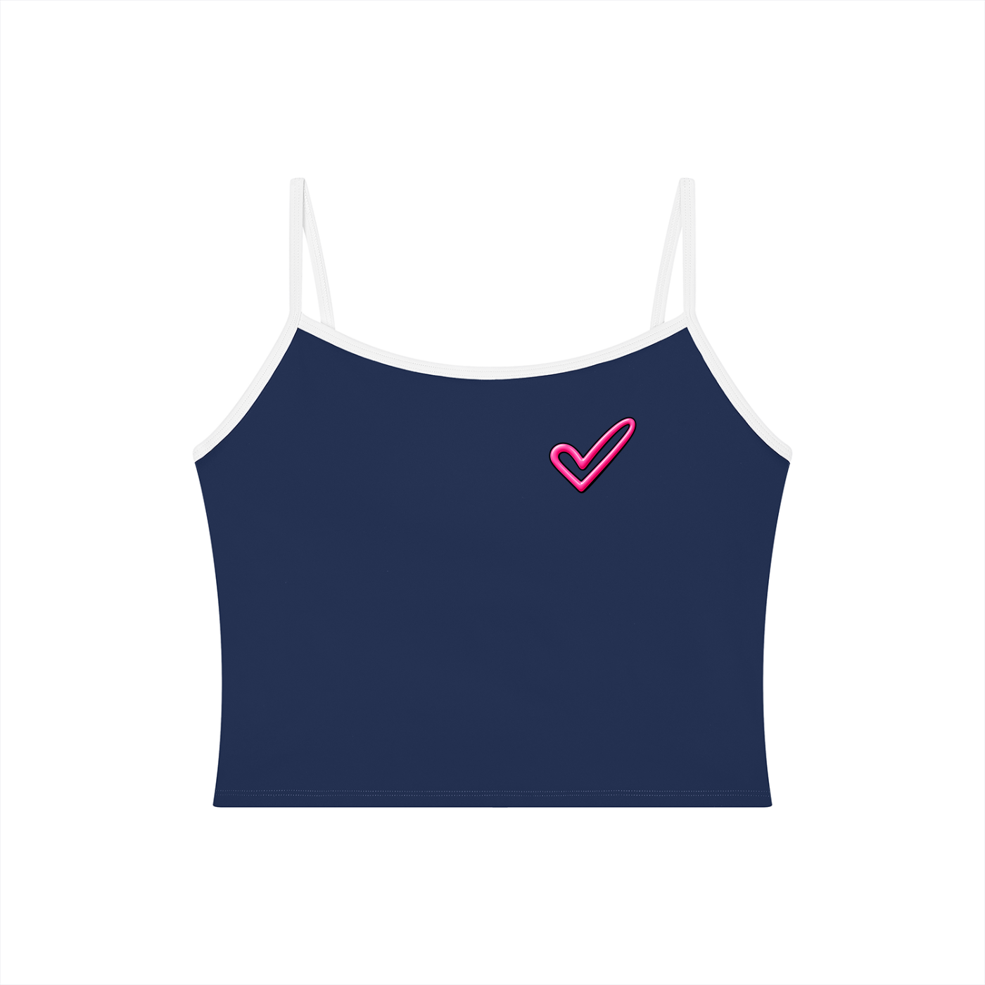 Fitted Color Block Yoga Tank Top